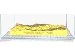 Yosemite Valley at 1:75000 Scale