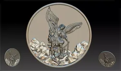 Archangel Michael pendant  3D print model