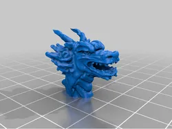 Chinese dragon head