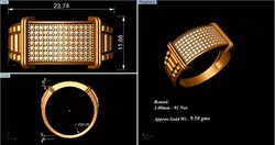 GENTS RING FEMALE RING 130 FILES 3D print model