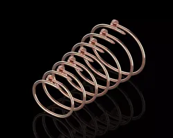 Juste un clou Bracelets with Gems in different sizes 15 to 21 3D Model Pack