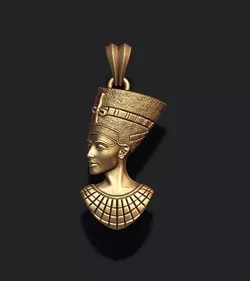 Kleopatra pendant 3D print model