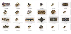 ring 84 pieces drawing 3d rihone drawing ring 3D print model