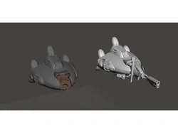 Robotech Zentraedi Office Pod Armored Vehicle Destroyed Objective Marker