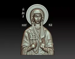 Saint Marina Margaret of Antioch 3D print model