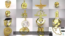 STL 3D printable Comprehensive Collection Persian Heritage 3D Model Pack