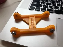 Adjustabe width filament spool holder - shorter with feet remix