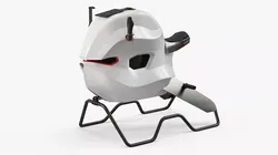 Aerial Bike Concept Carbon Body White 3D model
