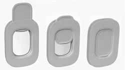 Aeroplane Window Rigged 3D model