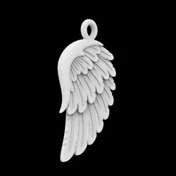 Angel Wing Pendant 3D Printable Model 3D print model