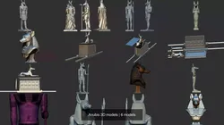 Anubis 3D models 3D Model Pack