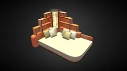 Art Deco Corner Bed
