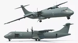 ATR 72-600 Naval Patrol Aircraft Open 3D model