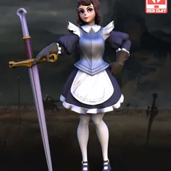 Battle Maid 01 75MM