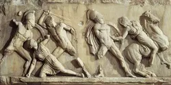 Battle Of The Greeks And The Amazons 3D Printable 3D print model