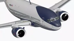 Boeing 737-700 with Interior Rigged for Cinema 4D 3D model