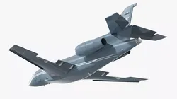Business Jet Dassault 900 Simplified Rigged for Maya 3D model