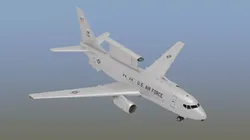 E7A Wedgetail AWACS USAF Aircraft Game Ready 3D Model 3D model