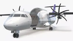 FedEx ATR 72-600 Cargo Aircraft Open 3D model