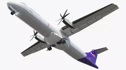 FedEx ATR 72-600 Cargo Aircraft Rigged 3D model