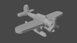 German Arado Ar 196 Reconnaissance Floatplane Free 3D print model