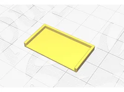 Glass bed scratch protector for 25mm foldback clamps