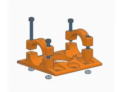 GPS (e.g. x3 geolink) bracket for model helicopter, 15mm boom.