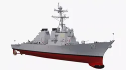 Guided Missile Destroyer DDG-73 3D model