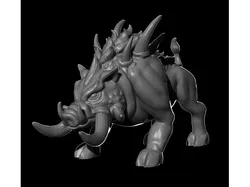 Hellboar (DnD miniature)