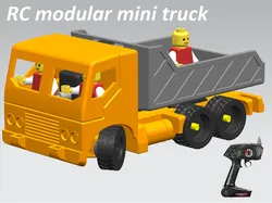 Manual/RC modular mini truck - drive train