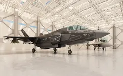 Military Aircraft Hangar Low-poly 3D model