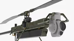 Military Surveillance Drone Rigged for Cinema 4D 3D model