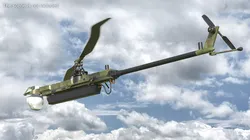 Military Surveillance Drone Rigged for Maya 3D model