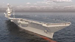 Naval Aircraft Carrier USS Gerald Ford Rigged for Cinema 4D 3D model