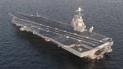 Naval Aircraft Carrier USS Gerald Ford Rigged for Maya 3D model