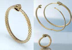 Ouroboros Snake Set 3D Model Pack