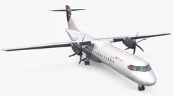 Regional Passenger Aircraft ATR 72-600 3D model
