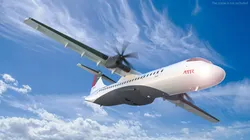 Regional Passenger Aircraft ATR 72-600 in Flight 3D model