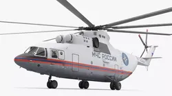 Russian EMERCOM Helicopter Mi-26 3D model