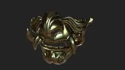 Samurai Mask Model 3