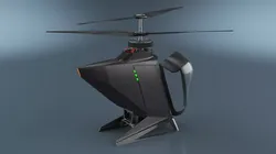 Urban Air Mobility Vehicle Rigged for Maya 3D model