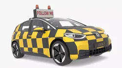 Volkswagen ID3 Follow Me Airport Vehicle 3D model