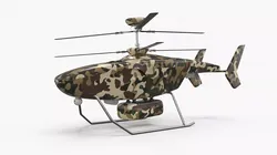 VRT-300 Desert Patrol UAV Camouflage 3D model