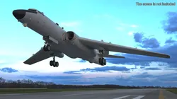Xian H-6 China Strategic Bomber Rigged for Cinema 4D 3D model