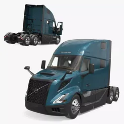 2026 Volvo VNL 860 Long Haul Truck Rigged 3D model