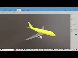 A318 Style Twin-Engine Jetliner - Custom Commercial Jetliner Low-poly 3D model