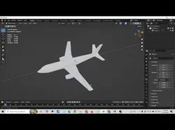 A319 Style Twin-Engine Jetliner - Custom Commercial Plane Low-poly 3D model