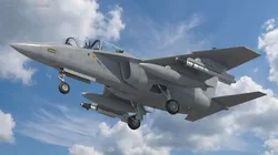 Aermacchi M-346FA Fighter Attack Jet Simplified 3D model