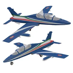 Aermacchi MB-339 Low-poly 3D model