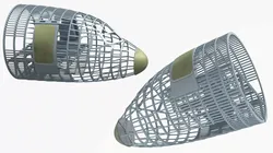 Airbus A320 Aircraft Nose Rib Lattice 3D model